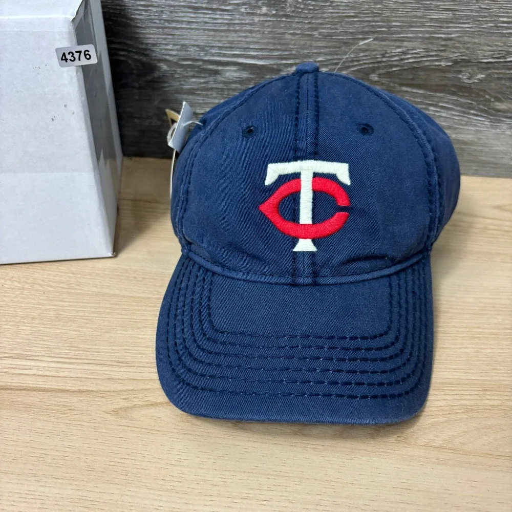 Minnesota Twins Hat Strap Back Blue MLB Baseball American Needle Cooperstown NWT